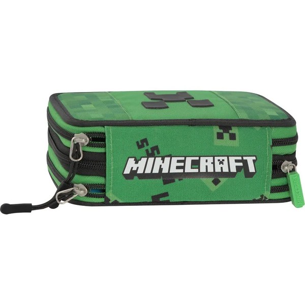Продукт Minecraft Pixel - Ученически несесер с 3 отделения - 0 - BG Hlapeta