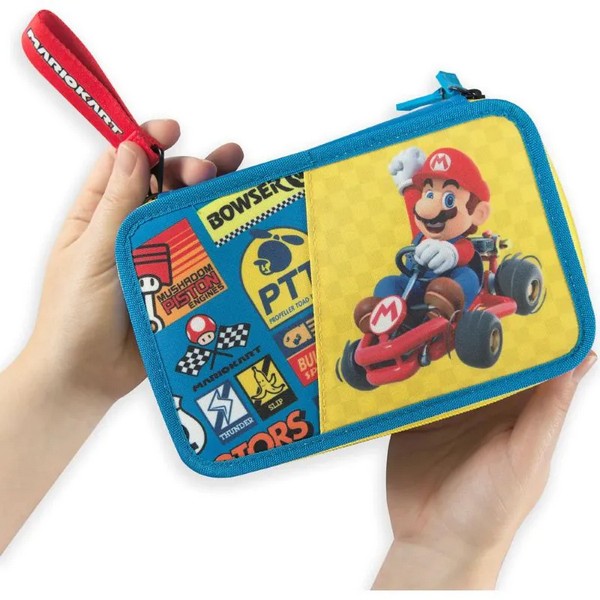 Продукт Super Mario Mariokart Blue - Ученически несесер със съдържание и 3 отделения - 0 - BG Hlapeta