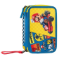 Super Mario Mariokart Blue - Ученически несесер със съдържание и 3 отделения Продукт Super Mario Mariokart Blue - Ученически несесер със съдържание и 3 отделения - 5 - BG Hlapeta