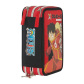 One Piece Red - Ученически несесер със съдържание и 3 отделения Продукт One Piece Red - Ученически несесер със съдържание и 3 отделения - 4 - BG Hlapeta
