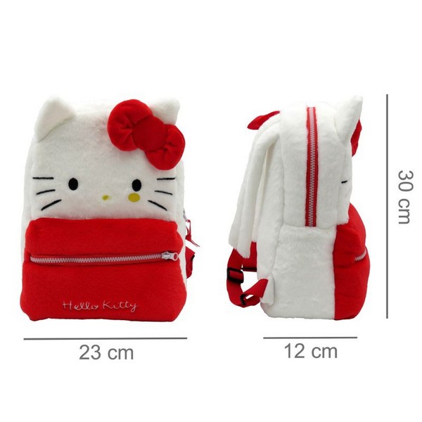 Продукт Hello Kitty - Плюшена раничка с преден джоб - 0 - BG Hlapeta