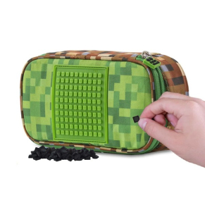 Pixie Crew Green/Brown - Овален несесер