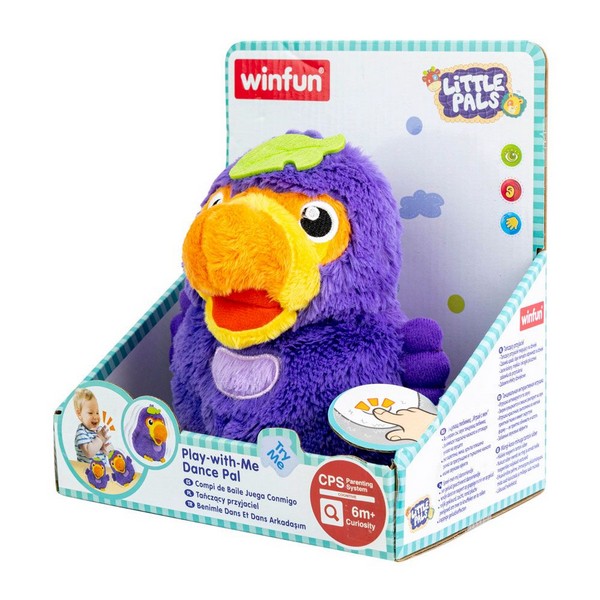Продукт WINFUN - Танцуващ плюшен папагал - 0 - BG Hlapeta