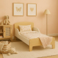 GINGER HOME - Детско Дървено Легло със Защита и Подматрачна Рамка 140/70 см Продукт GINGER HOME - Детско Дървено Легло със Защита и Подматрачна Рамка 140/70 см - 1 - BG Hlapeta