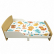 GINGER HOME - Детско Дървено Легло със Защита и Подматрачна Рамка 140/70 см