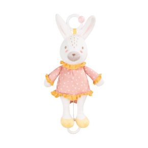 Kikkaboo Rabbits in Love - Музикална играчка, 35 см.