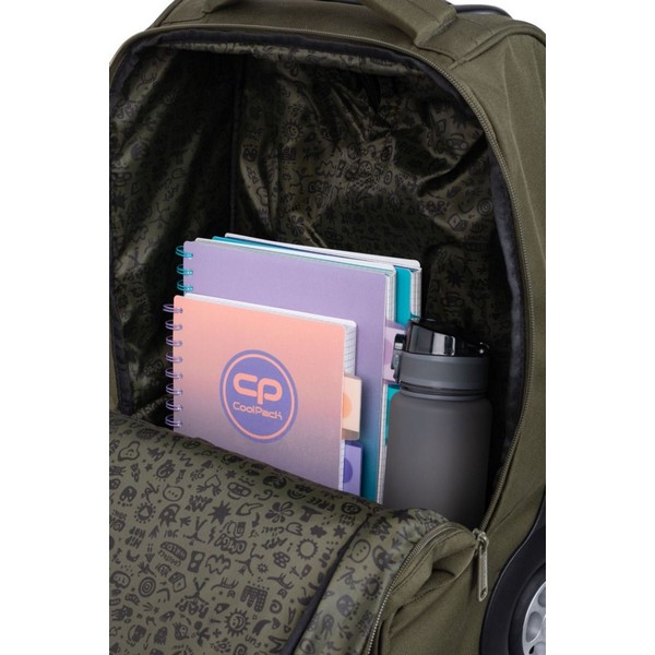 Продукт Coolpack Compact rpet OLIVE - Ученическа раница на колела - 0 - BG Hlapeta