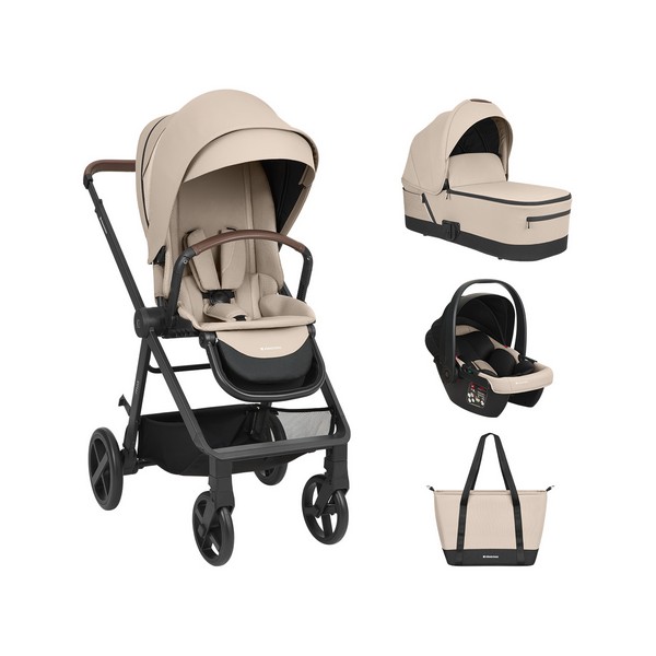 Продукт Kikkaboo Mia - Комбинирана количка 3в1 с кош за новородено - 0 - BG Hlapeta