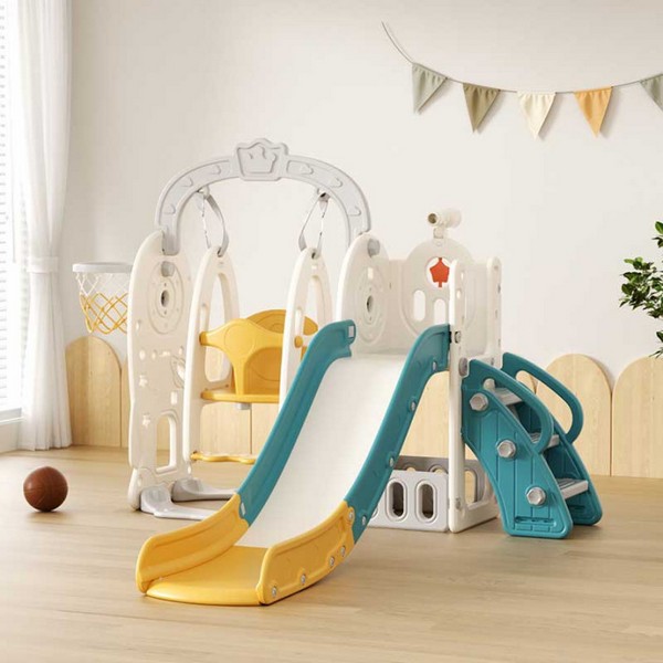 Продукт Feelkids Castle - Детска пързалка с люлка 5 в 1 - 0 - BG Hlapeta