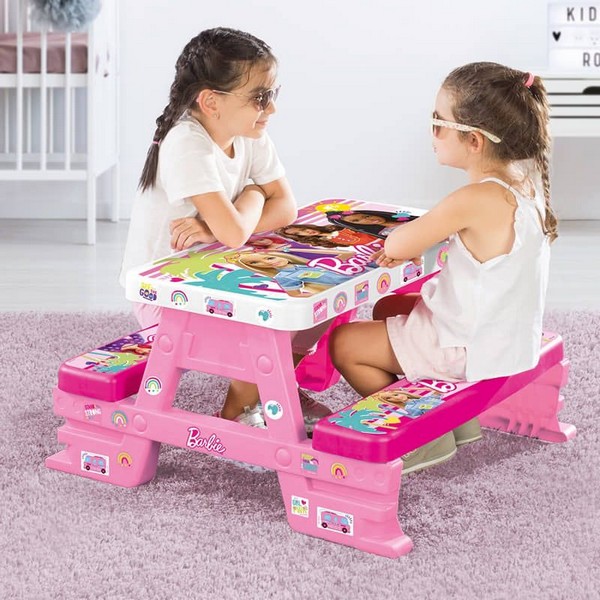Продукт DOLU BARBIE - Детска маса за пикник с пейки - 0 - BG Hlapeta