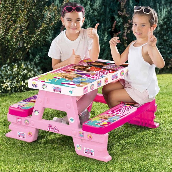 Продукт DOLU BARBIE - Детска маса за пикник с пейки - 0 - BG Hlapeta