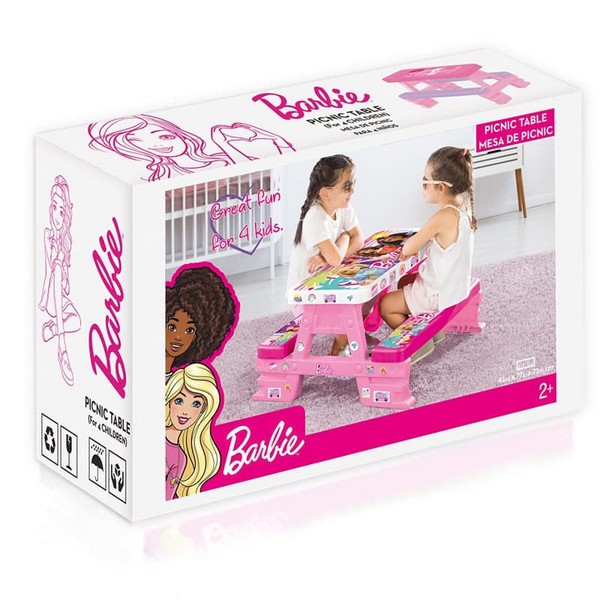 Продукт DOLU BARBIE - Детска маса за пикник с пейки - 0 - BG Hlapeta