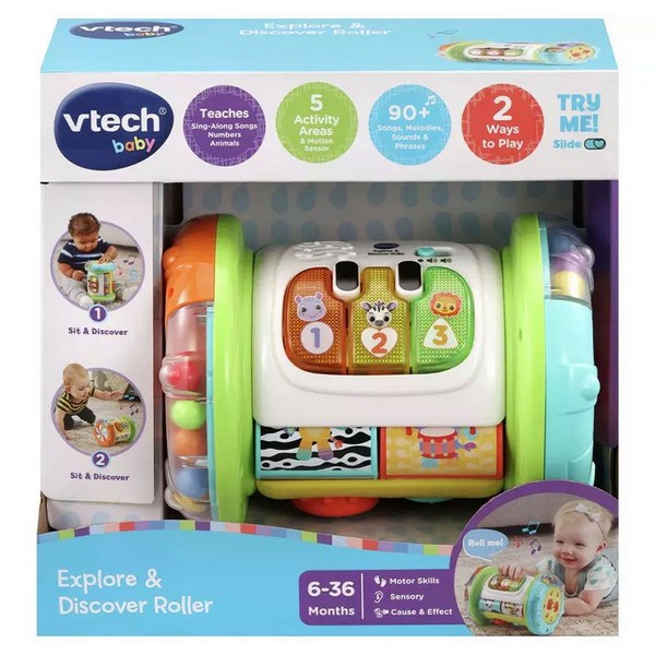 Продукт Vtech Explore and Discover - Музикална образователна играчка, цилиндър със светлини - 0 - BG Hlapeta