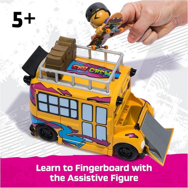 Продукт Spin Master Tech Deck Ultra Sk8 bus  Игрален комплект, Рампа и фингърборд с фигурка - 0 - BG Hlapeta