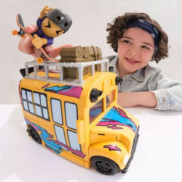 Продукт Spin Master Tech Deck Ultra Sk8 bus  Игрален комплект, Рампа и фингърборд с фигурка - 0 - BG Hlapeta