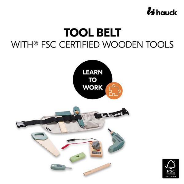 Продукт Hauck Learn to Work - Дървен комплект детски инструменти - 0 - BG Hlapeta