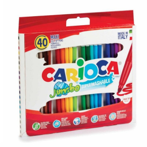 CARIOCA Jumbo - Флумастери, 40 цвята