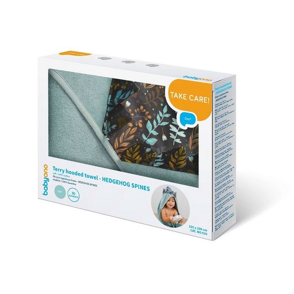 Продукт Babyono Hedgehog Spines  - Хавлия за баня 100х100 см - 0 - BG Hlapeta