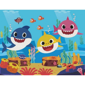 Diamond Dotz Baby Shark family - Диамантен гоблен