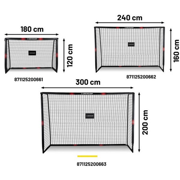 Продукт Dunlop - Футболна врата 300x200x120 - 0 - BG Hlapeta