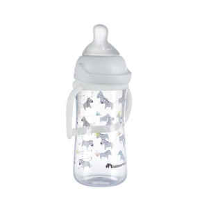 BBC PHYSIO EASY CLIP SAVANNAH - Шише с дръжки PP 270 мл. 6+м