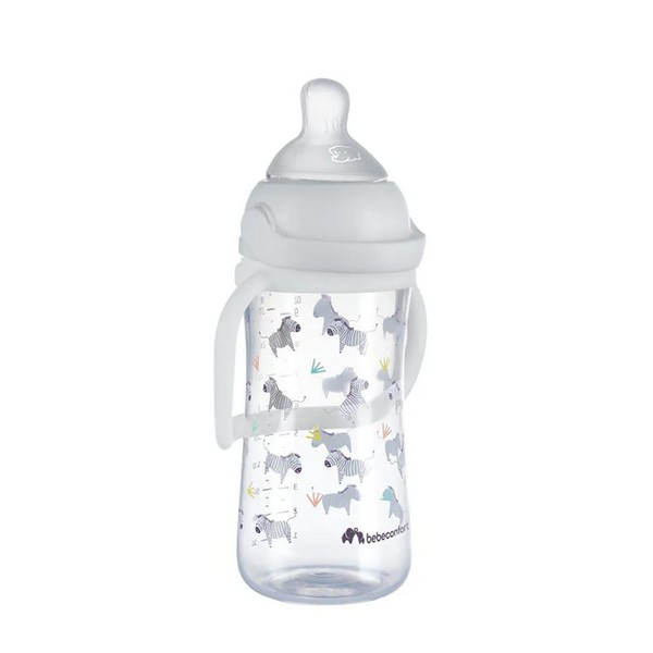 BBC PHYSIO EASY CLIP SAVANNAH - Шише с дръжки PP 270 мл. 6+м