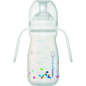 BBC NATURAL COMFORT - Шише с дръжки PP 240 мл. 4+м