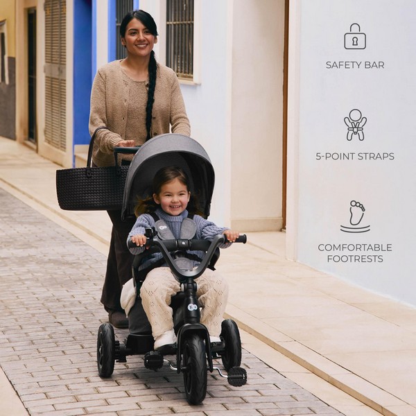 Продукт KinderKraft EASYTWIST -Триколка 5 в 1 с въртене на 360 градуса - 0 - BG Hlapeta