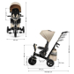 Продукт KinderKraft EASYTWIST -Триколка 5 в 1 с въртене на 360 градуса - 53 - BG Hlapeta
