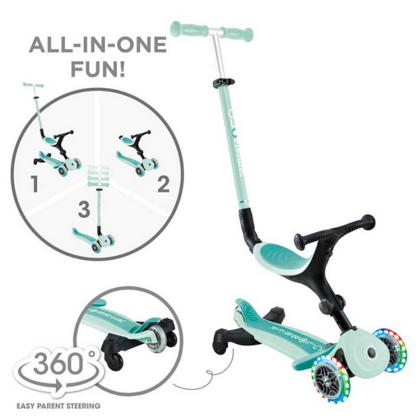 Продукт GLOBBER GO UP ACTIVE LIGHTS - Сгъваема тротинетка 5 в 1 360° - 0 - BG Hlapeta