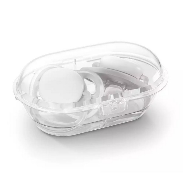 Продукт Philips AVENT Ultra Air Animals - 2 бр. ортодонтични залъгалки 0-6м с декорация в кутия за стерилизиране - 0 - BG Hlapeta