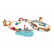Hape - Дървен комплект, морски и железопътен превоз на товари, 4 части 4