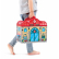 Hape - Детски дървен железопътен комплект, 40 части 2