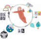 Taf Toys Обръч с активности - Образователна игра, 90 х 90 см Продукт Taf Toys Обръч с активности - Образователна игра, 90 х 90 см - 7 - BG Hlapeta