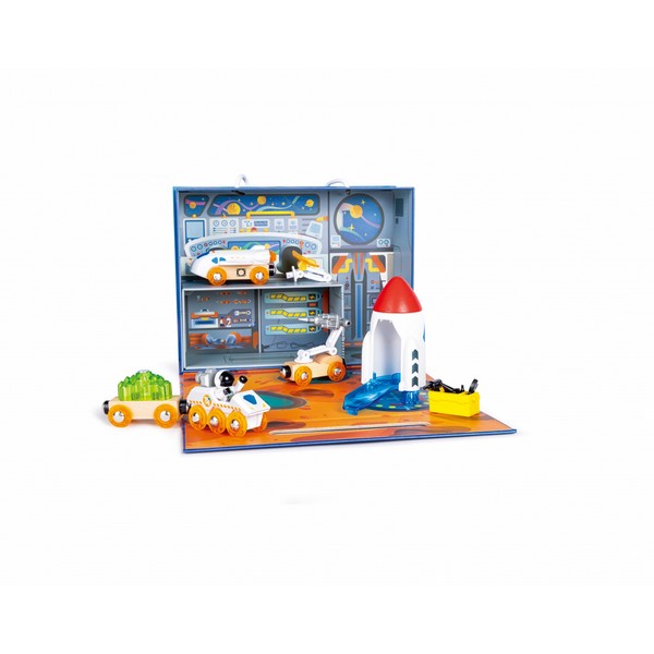 Продукт Hape Космическо приключение - Комплект за игра, 15 части - 0 - BG Hlapeta