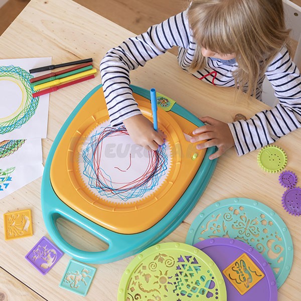 Продукт Еurekakids Магическа мандала - Комплект за рисуване, 26 части - 0 - BG Hlapeta