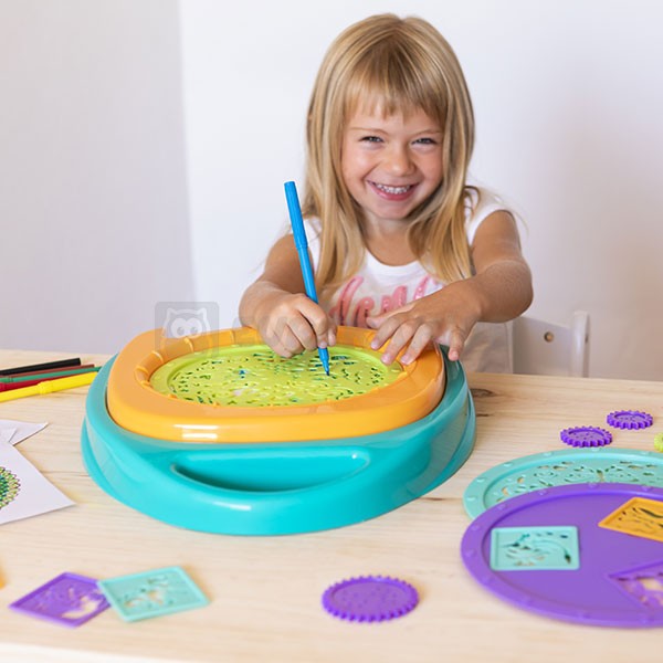 Продукт Еurekakids Магическа мандала - Комплект за рисуване, 26 части - 0 - BG Hlapeta