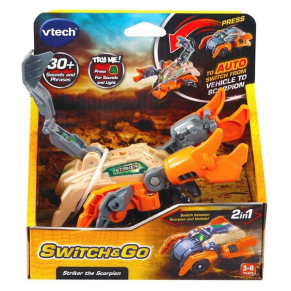 Vtech Striker-  Интерактивна играчка, Трансформер, Автомобил и Скорпион 2 в 1
