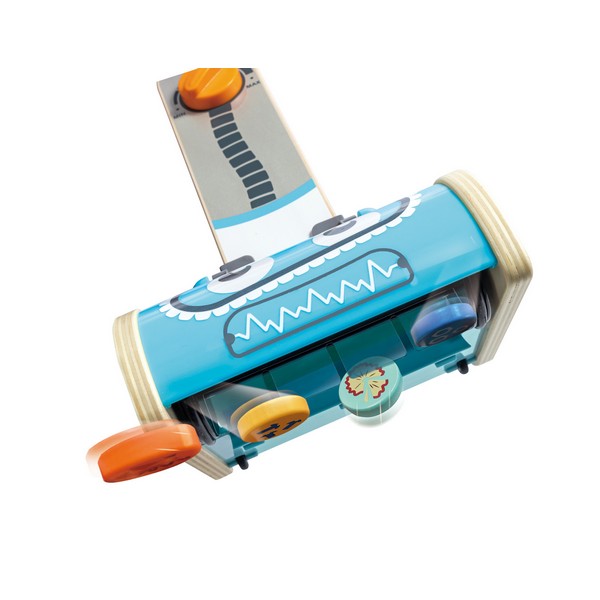 Продукт Hape Прахосмукачка робот - Детски игрален комплект, 17.5 х 18 х 58 см, 7 части - 0 - BG Hlapeta