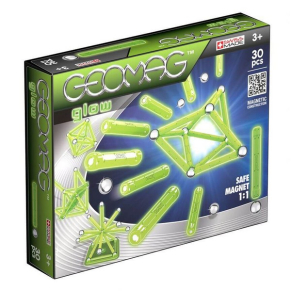 Geomag Glow - Магнитен конструктор, 30 части