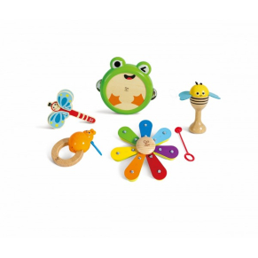 Hape природа - Дървен музикален комплект, 5 части