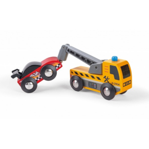 Hape - Комплект железопътен сервиз, 11 части