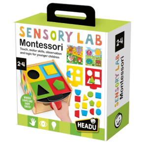 Headu Montessori - Образователен комплект, Сензорна лаборатория
