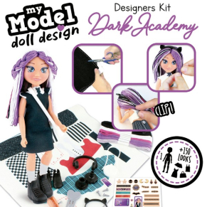 Educa My Model Тъмна академия - Образователна игра, Дизайн на кукла