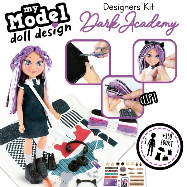 Educa My Model Тъмна академия - Образователна игра, Дизайн на кукла