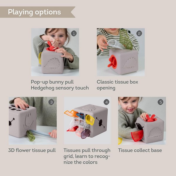 Продукт Taf Toys - Бебешка мека играчка, кутия с различни активности - 0 - BG Hlapeta