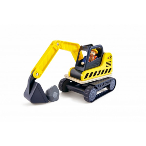 Hape - Детски дървен багер