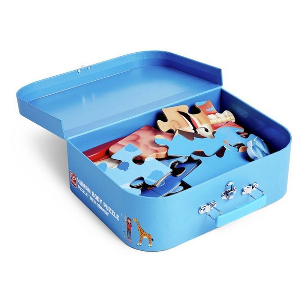 Продукт Hape Човешко тяло - Дървен пъзел, 60 части - 0 - BG Hlapeta