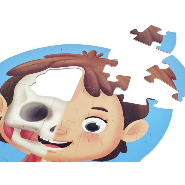 Продукт Hape Човешко тяло - Дървен пъзел, 60 части - 0 - BG Hlapeta