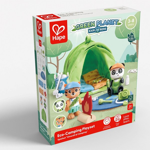 Продукт Hape Еко къмпинг - Комплект за игра, 24 части - 0 - BG Hlapeta